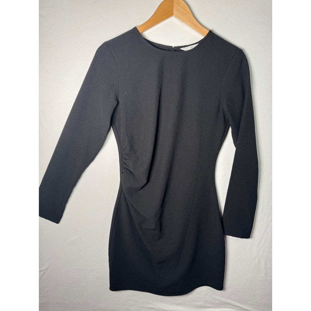 RUCHED H&M Mini Dress Women Small Black Excellent